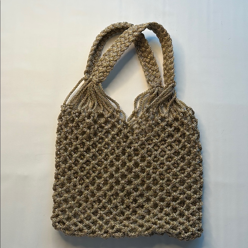 Sam Edelman Metallic Rose Summer Hobo Macrame
Handbag